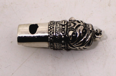 925 Sterling Silber Bulldogge Pfeife Charm Anhänger