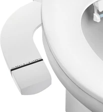 Ultra-Slim Bidet Attachment for Toilet, Dual Nozzle (Frontal & Rear Wash) wit...