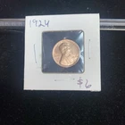 1924 Lincoln Cent. $6