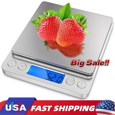 Digital Scale 3000g x 0.1g Jewelry Gold Silver Coin Gram Pocket Size Herb Grain