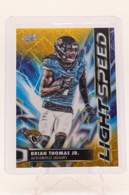 Topps 2025 Chrome Brian Thomas Jr. Light Speed Serial Numbered /50 #LS-26