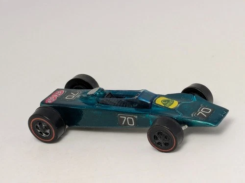 Vintage Hot Wheels Redline 1969 Blue Aqua Lotus Turbine HK