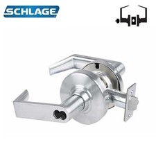 Schlage - ND70BD Commercial Lever Set Classroom Lock Less SFIC Satin Chrome