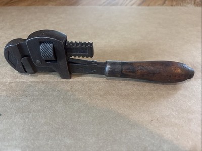 Vintage Walworth Genuine Stillson 10  Pipe Wrench Nice!