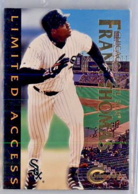 1997 Fleer Circa Limited Access Statcruncher Frank Thomas #14 CHICAGO WHITE SOX