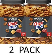 Chex Mix BOLD Garlic Herb 20 oz Tub - 2 PACK