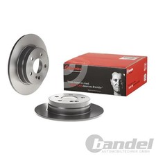 2X BREMBO BREMSSCHEIBEN 278mm VOLL HINTEN PASSEND FÜR MERCEDES-BENZ C-KLASSE