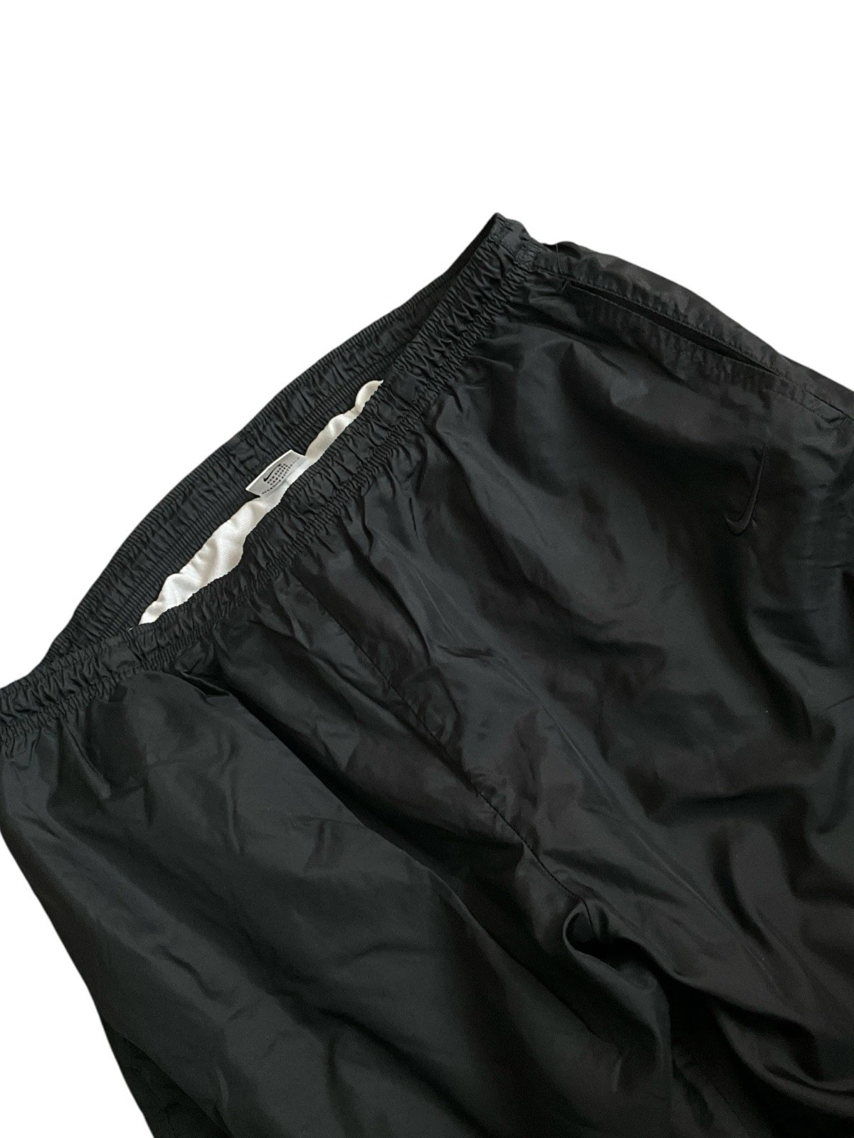 Nike 90s VTG Windbreaker Track Pants Mens XL Black Trainers Joggers White Tag
