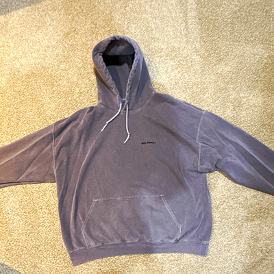 IETS FRANS Women s L Gray/Lavender Pullover Hoodie Drawstring Kangaroo Pocket