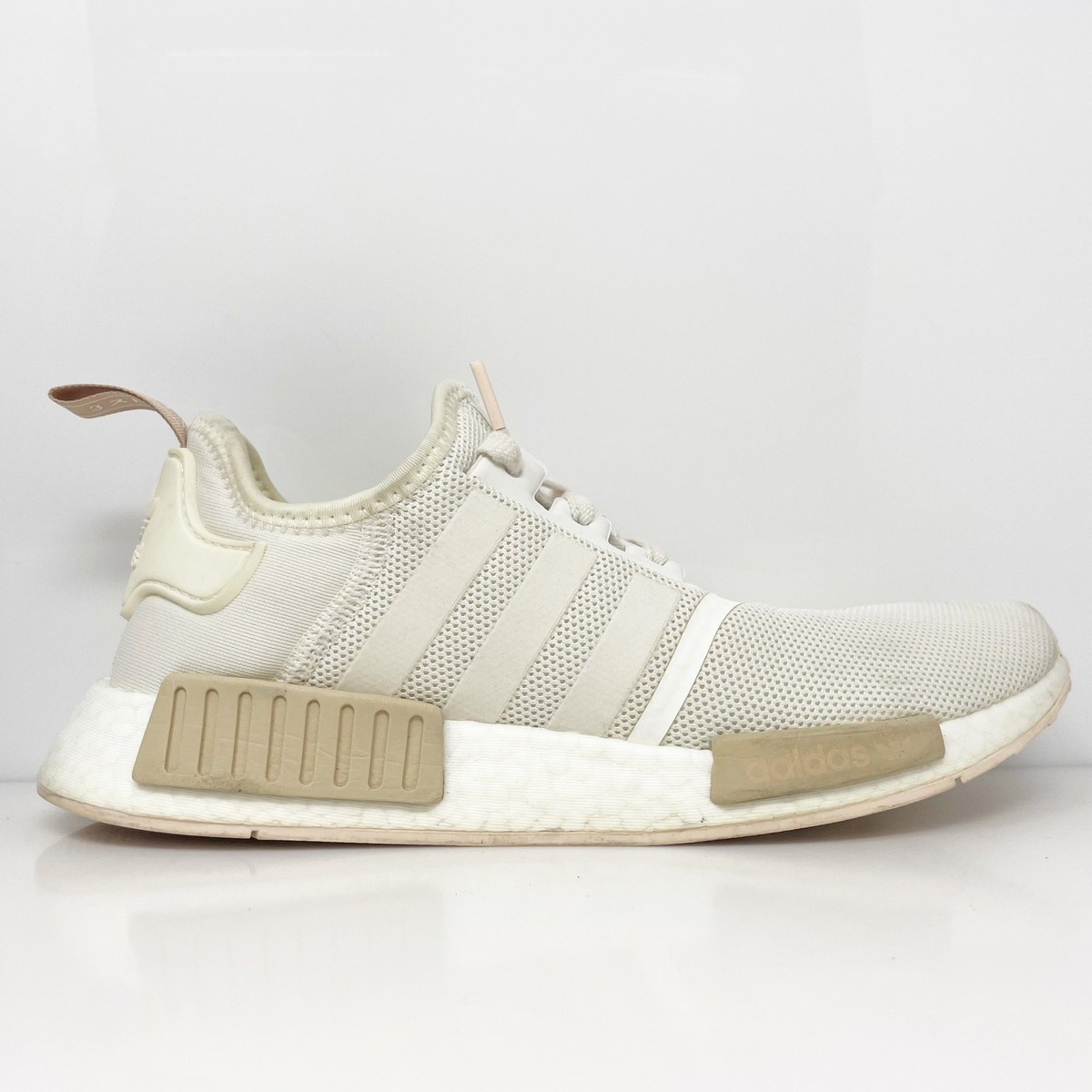 Adidas Womens NMD R1 FW6432 White Running Shoes Sneakers  display picture 2