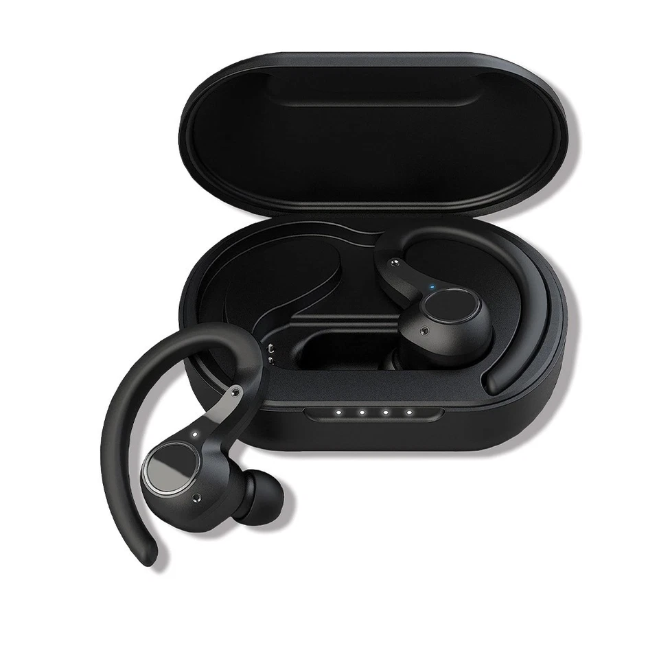 JLab Epic Air Sport ANC True Wireless Earbuds EBEAIRSPTNCRBLK82 (Black) - Image 3 of 4