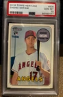 2018 Topps Heritage #600 Shohei Ohtani Rookie PSA 10 GEM MINT !!!