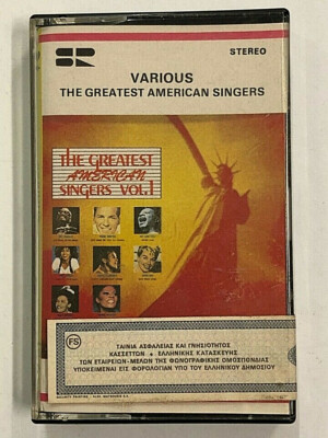 THE GREATEST AMERICAN SINGERS VOL. 1 - MC MUSIKKASSETTE NEU UND VERSIEGELT