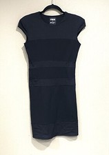 Reformation x Nasty Gal bodycon Dress Womens Medium M black short sleeve Stretch