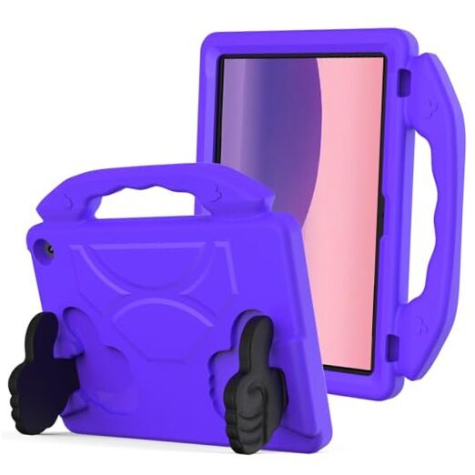 for Amazon Fire HD10 (2021/2023) Kids Tablet Case EVA Material Light violet