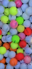 Assorted Practice Recycled Used Golf Balls, Color Mix - 50 Count
