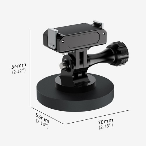 Magnetic Action Camera Mount Car Holder for DJI Action 5pro Charging Base - Picture 13 of 27