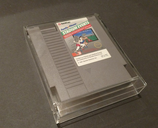 Family Fun Fitness: Stadium Events (Nintendo NES) Bandai Authentic Verified NTSC