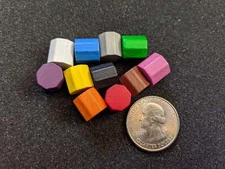 10x10mm Wooden Octagons | Board Game Pieces