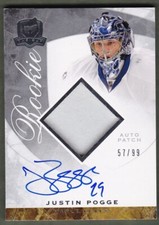 2008-09 The Cup #145 Justin Pogge /99