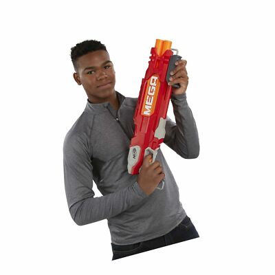 NWT NERF Toy Gun Mega Doublebreach N-Strike MEGA with Foam Darts