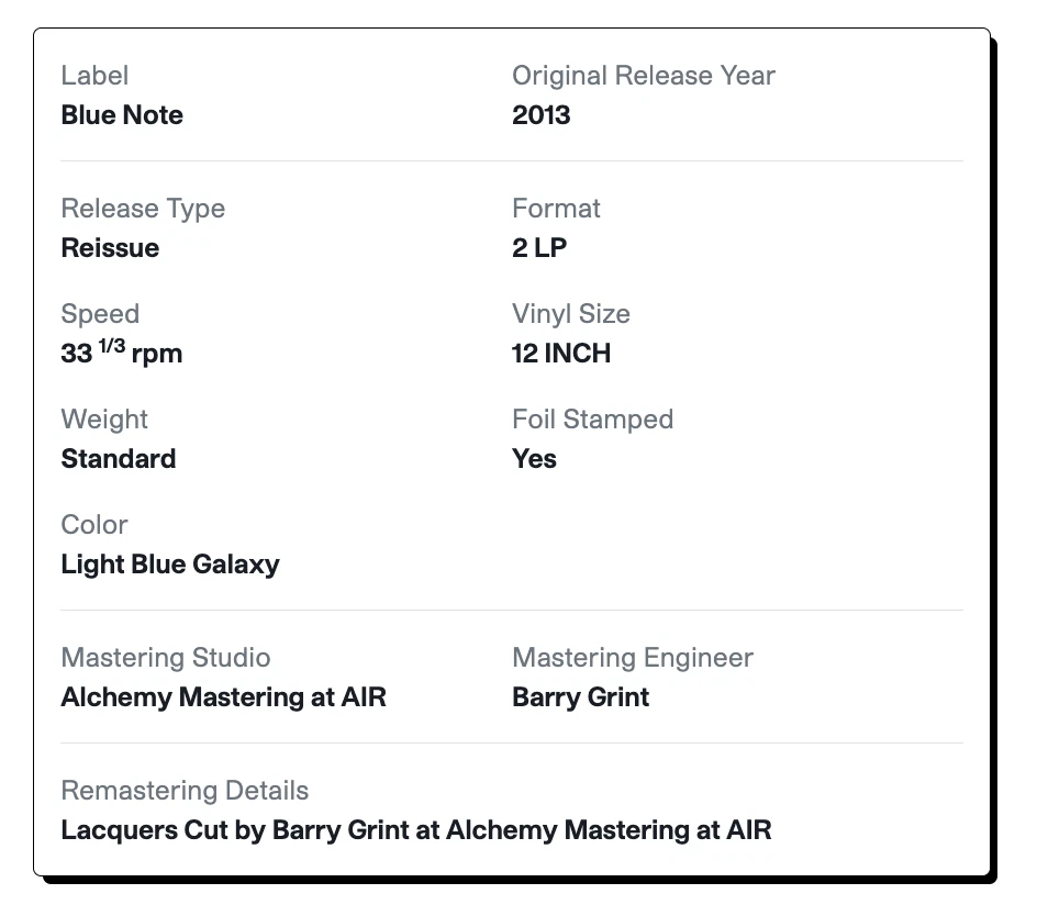 THELONIOUS MONK PARIS 1969 LP VINYL ME PLEASE LTD ED LIGHT BLUE VINYL BLUE NOTE - Image 2 of 4