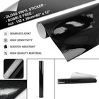 <!--F#f_0-->Gloss Black Vinyl Film Car Wrap Auto Body Decals Bonnet Stripes 1.5M x 30CM <!--F/-->