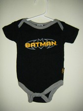 BATMAN Superhero Body Snap Suit Infant Youth Size 0/3 Months