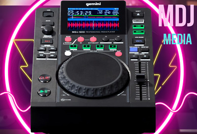 Gemini MDJ-500 DJ Media Player   Compact, VDJ-Compatible, Beginner-Friendly