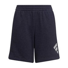 Adidas Boys Girls Cotton French Terry Shorts Junior Kids Sports Fleece Navy