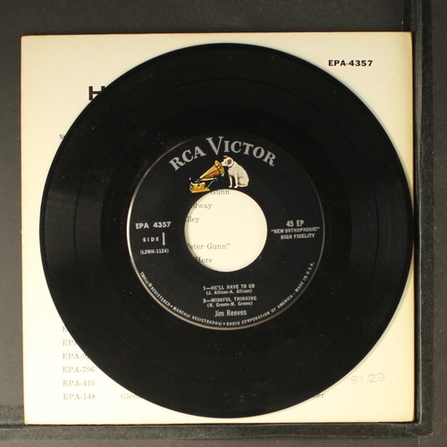 JIM REEVES: he'll have to go RCA 7" EP 45 RPM - Picture 3 of 4