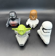 2021 McDonalds Happy Meal Star Wars Toy Stormtrooper, Chewbacca, Yoda, Kylo Ren