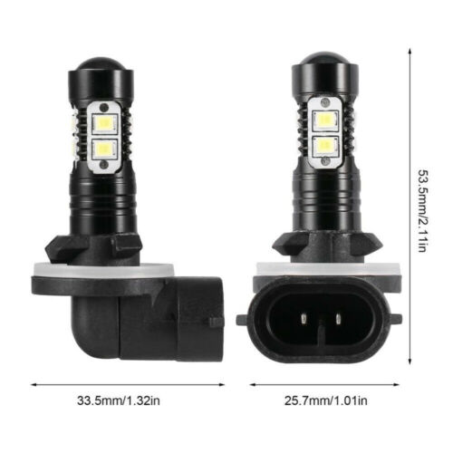 Combo For Pontiac Solstice 2006 2007 2008 2009 LED Headlight Hi/Lo+FogLight Bulb - Picture 9 of 11
