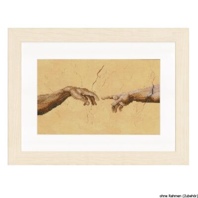 Kit Point De Croix Lanarte Dancer II – Diagramme, Fil, Aiguille, Toile Evenweave 27-28 Ct, Fait Main