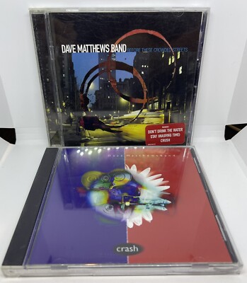 Dave Mathews Band Lot of 2 CDs Crash, Before These Crowded Streets Preowned