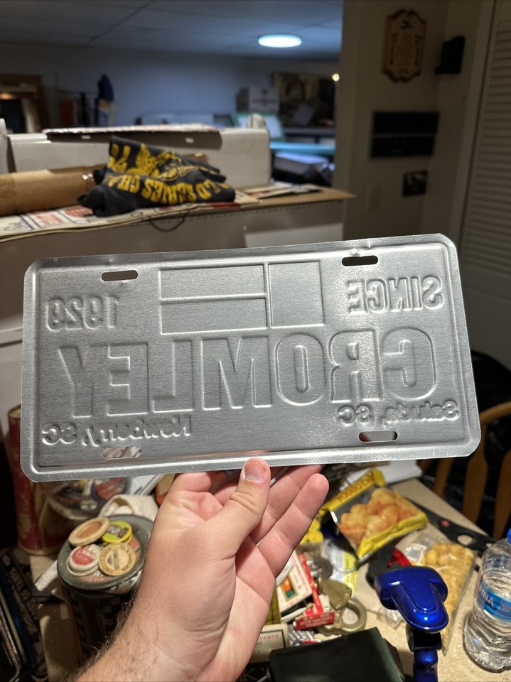 1980s Cromley Ford License Plate Ford Dealer License Plate Saluda South