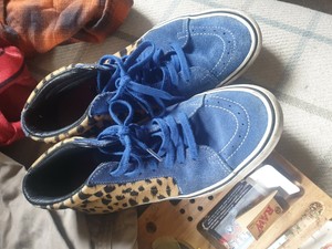 supreme vans leopard print