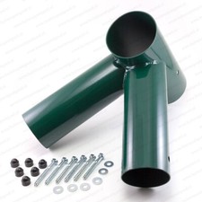 Łącznik huśtawki okrągły zielony Ø100/80(90°)