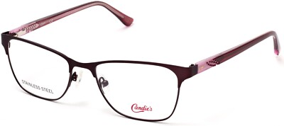 Candie's CA0160 071 Bordeaux Plastic Optical Eyeglasses Frame 52-17-140 RX 0160