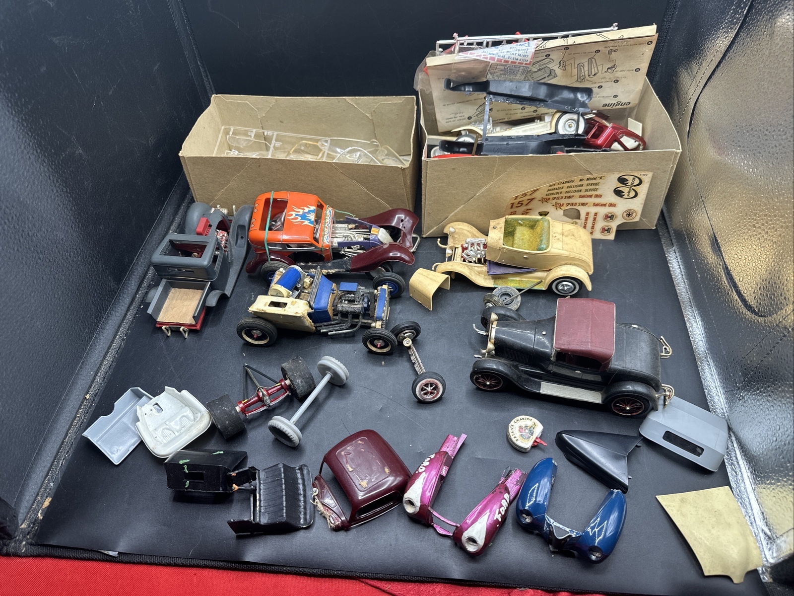 Vintage Lot Of Assorted Model Car Parts Hot Rods Parts Pieces eBay