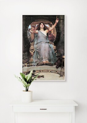John William Waterhouse: Circe bietet Ulysses die Tasse an. Giclée Museumsdruck