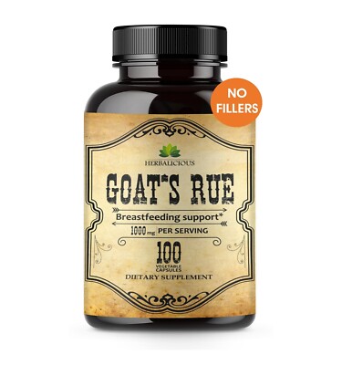 Goat s Rue Capsules - Natural Herbal Breastfeeding Support - 100Caps