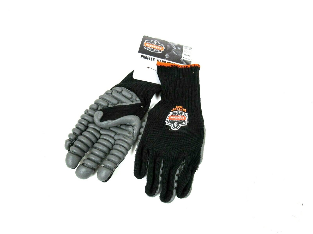 NEW LOT OF 14 PAIRS ERGODYNE 9000 PROFLEX VIBRATION REDUCING GLOVES MEDIUM