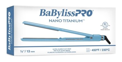 BaBylissPRO Nano Titanium ½'' Ultra-Sleek Flat Iron | BNT4171TUC