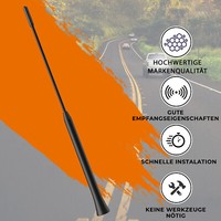 ✅ Auto Antennenstab 23Cm Adapter Radio Dachantenne Universal Kurzstab Kfz ✅