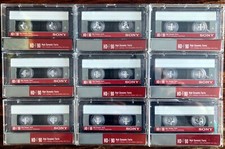 NINE C90 Audio cassette Tapes (SONY HD-F C90) Please See Description