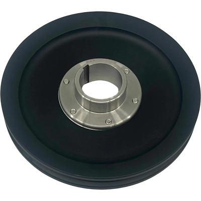 ROSS WULF Sand Seal Stainless Hub Patterned VW Type 1 Crank Pulley