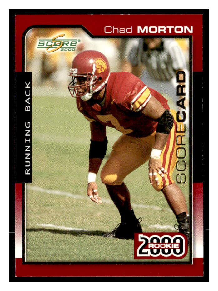 2000 Score #330 Chad Morton Scorecard #/2000