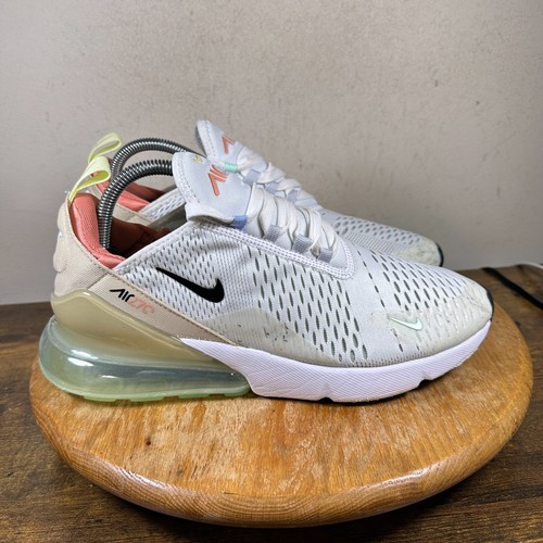 Nike Air Max 270 White Sanddrift 2022 Men's Size 9.5 Shoes DQ7642-100