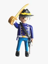Playmobil,SOLDIER,OFFICER,U,S,ARMY,CIVIL WAR,YANKEE,BLUE COAT